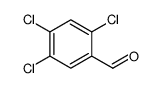 2,4,5-三氯苯甲醛结构式