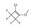 (2-chloro-3,3,4,4-tetrafluoro-cyclobut-1-enyl)-methyl ether结构式