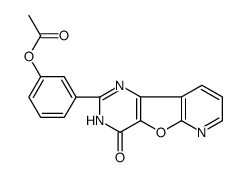 3-(4-氧代-3,4-二氢吡啶并[3,2:4,5]呋喃并[3,2-d]嘧啶-2-基)苯乙酸酯结构式