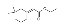(E)-2-(3,3-Dimethylcyclohexylidene)acetic acid ethyl ester Structure