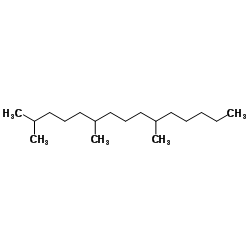2,6,10-Trimethylpentadecane structure