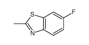 6-氟-2-甲基苯并噻唑结构式