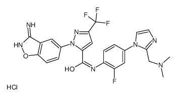 Razaxaban hydrochloride结构式