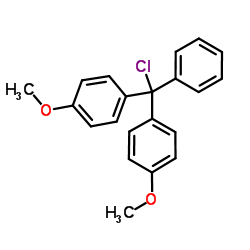 4,4'-二甲氧基三苯基氯甲烷结构式