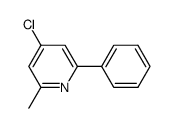 4-chloro-2-methyl-6-phenyl-pyridine Structure