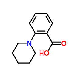 2-piperidinobenzoic acid Structure