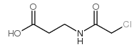 3-(2-氯乙酰氨基)丙酸结构式