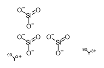 dioxido(oxo)silane,yttrium-90(3+) Structure