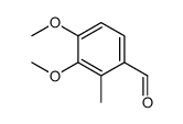 3,4-二甲氧基-2-甲基苯甲醛结构式