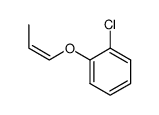 2-chlorophenyl (Z)-1-propenyl ether结构式