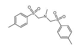 methyl-bis-(toluene-4-sulfonylmethyl)-amine Structure