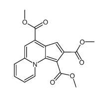 Cyclopenta[c]chinolizin-1,2,4-tricarbonsaeure-trimethylester结构式