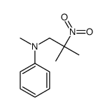 N-methyl-N-(2-methyl-2-nitropropyl)aniline结构式