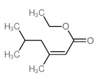 ethyl (Z)-3,5-dimethylhex-2-enoate结构式