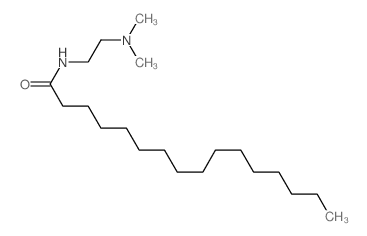 Hexadecanamide,N-[2-(dimethylamino)ethyl]-结构式