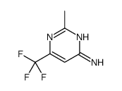 2-Methyl-6-(trifluoromethyl)-4-pyrimidinamine结构式