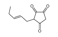 3-(2-戊烯)-1,2,4-环戊三酮结构式
