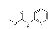 methyl 4-methylpyridin-2-ylcarbamate结构式
