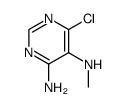 6-chloro-N5-methyl-pyrimidine-4,5-diamine结构式