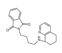 2-[4-[((S)-5,6,7,8-Tetrahydroquinolin-8-yl)amino]butyl]isoindole-1,3-dione结构式