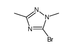 5-Bromo-1,3-dimethyl-1H-1,2,4-triazole Structure