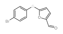 5-[(4-BROMOPHENYL)SULFANYL]-2-FURALDEHYDE structure