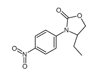 (S)-4-乙基-3-(4-硝基苯基)噁唑啉-2-酮结构式