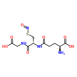 L-γ-Glutamyl-S-nitroso-L-cysteinylglycine structure