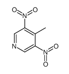 4-甲基-3,5-二硝基吡啶结构式