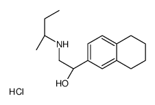 [(2S)-butan-2-yl]-[(2S)-2-hydroxy-2-(5,6,7,8-tetrahydronaphthalen-2-yl)ethyl]azanium,chloride结构式