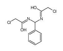 2-chloro-N-[[(2-chloroacetyl)amino]-phenylmethyl]acetamide结构式