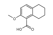 2-methoxy-5,6,7,8-tetrahydronaphthoic acid Structure