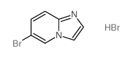 6-溴咪唑并[1,2-a]吡啶氢溴酸结构式