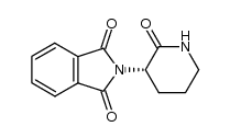 (S)-3-phthalimido-2-piperidinone结构式