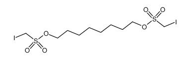 1,8-bis-iodomethanesulfonyloxy-octane Structure