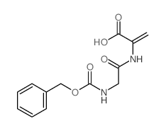 2-Propenoic acid,2-[[2-[[(phenylmethoxy)carbonyl]amino]acetyl]amino]- Structure