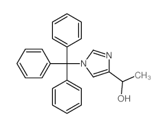1-(1-三t基-1H-咪唑-4-基)乙-1-醇结构式