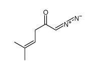 1-diazonio-5-methylhexa-1,4-dien-2-olate Structure