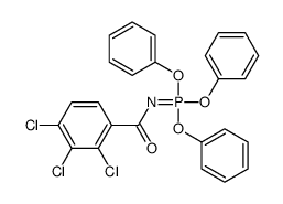 2,3,4-trichloro-N-(triphenoxy-λ5-phosphanylidene)benzamide结构式