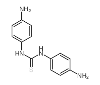 Thiourea, N,N-bis (4-aminophenyl)- structure