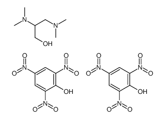2,3-bis(dimethylamino)propan-1-ol,2,4,6-trinitrophenol Structure