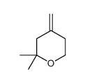 2,2-dimethyl-4-methylideneoxane结构式