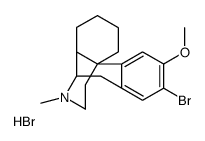 (+)-2-Bromo-3-methoxy-N-methylmorphinan hydrobromide Structure