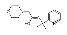 2-morpholin-4-yl-N-(2-pyridin-2-ylpropan-2-yl)acetamide Structure