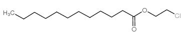 Dodecanoic acid,2-chloroethyl ester structure