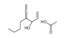 acetic acid,(3R)-4-ethenylideneoct-1-en-3-ol Structure