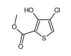 4-氯-3-羟基噻吩-2-羧酸甲酯结构式