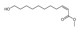 methyl 11-hydroxyundec-2-enoate结构式