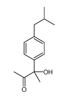 3-hydroxy-3-[4-(2-methylpropyl)phenyl]butan-2-one Structure