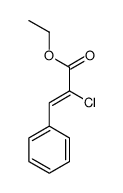 ethyl 2-chloro-3-phenylprop-2-enoate结构式